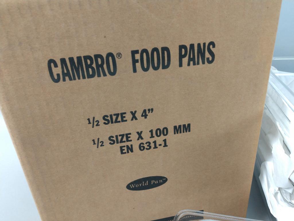 5 NEW Cases Of Cambro Food Pans