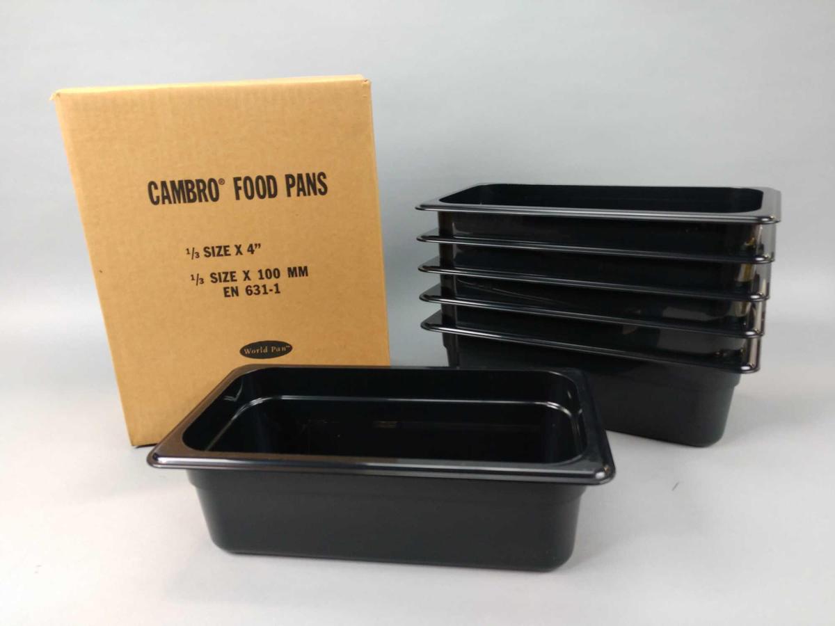 5 NEW Cases Of Cambro Food Pans