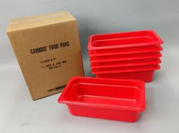 5 NEW Cases Of Cambro Food Pans