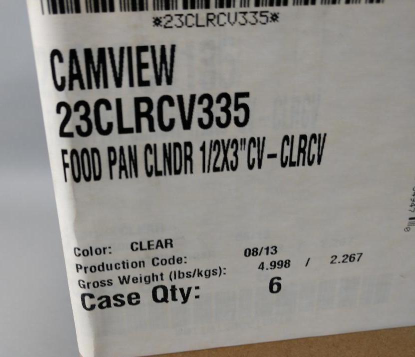 3 NEW Cases Of Cambro Food Pans