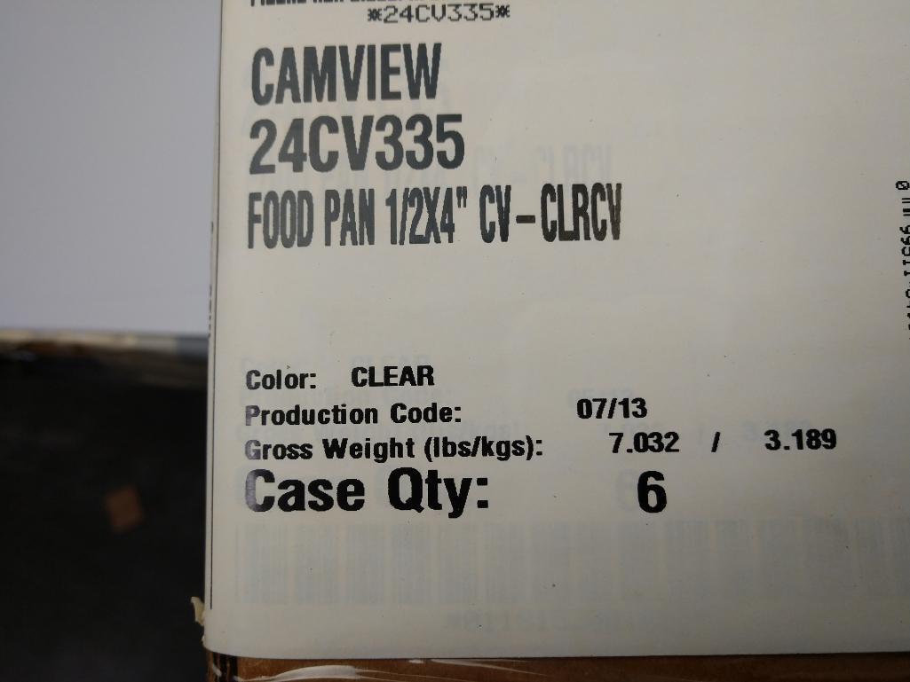 4 NEW Cases Of Cambro Food Pans