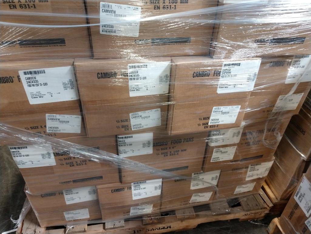 44 NEW Cases Of Cambro Food Pans