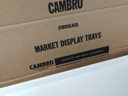 10 NEW Cases Of Cambro Market Display Trays