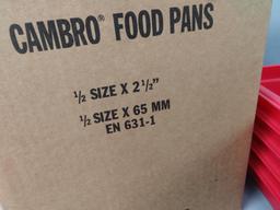 10 NEW Cases Of Cambro Food Pans