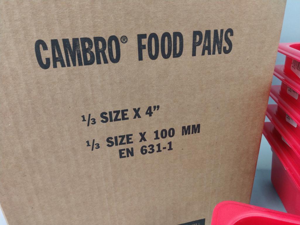 20 NEW Cases Of Cambro Food Pans