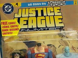 3 DC Comics Justice League Action Figure Sets