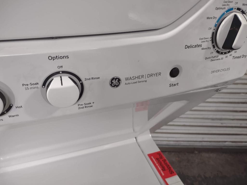 NEW GE Appliances Stacking Washer And Electric Dryer