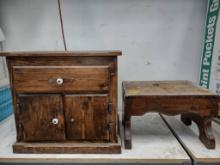 2 Pieces Of Vintage Furniture