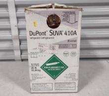 Bottle Of DuPnt Suva 410A Refrigerant