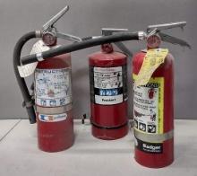 3 Fire Extinguishers