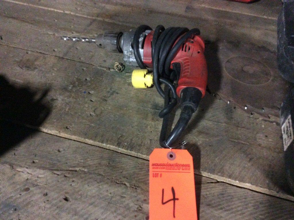 Milwaukee 1/2" drill.