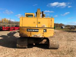 1984 Caterpillar 225 hydraulic excavator; cab w/ heat; Cat 3208 engine; 44in bucket; aux hyds; 7,785