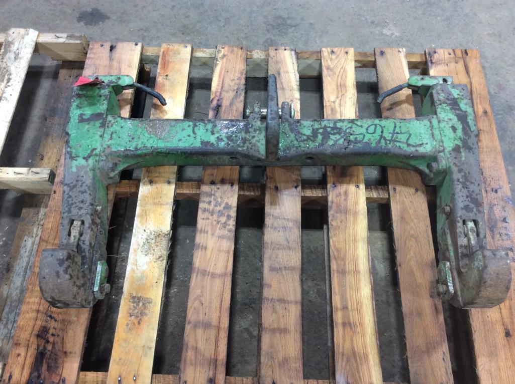 John Deere 3pt quick hitch; fits John Deere 4650 tractor.