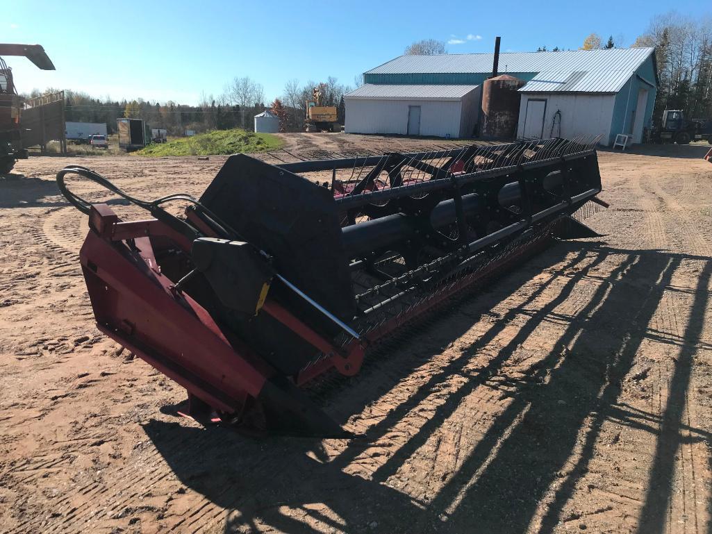 2002 Case IH 1052 21ft rigid draper grain head; hyd fore & aft; s/n CCC0011453.