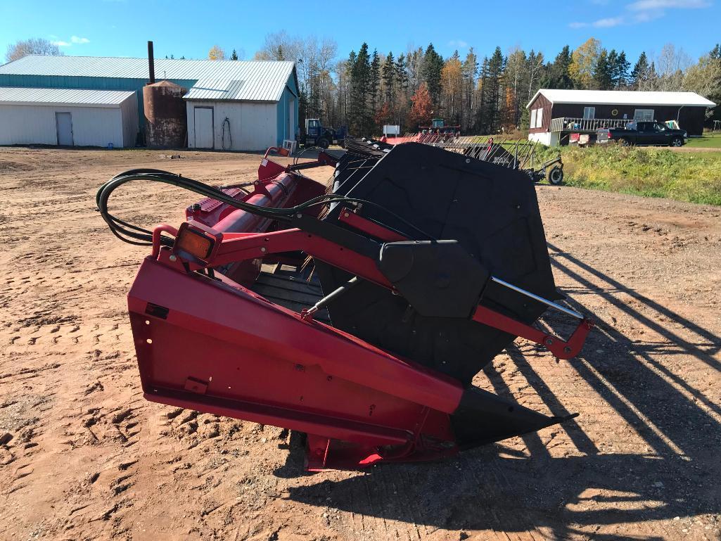 2002 Case IH 1052 21ft rigid draper grain head; hyd fore & aft; s/n CCC0011453.