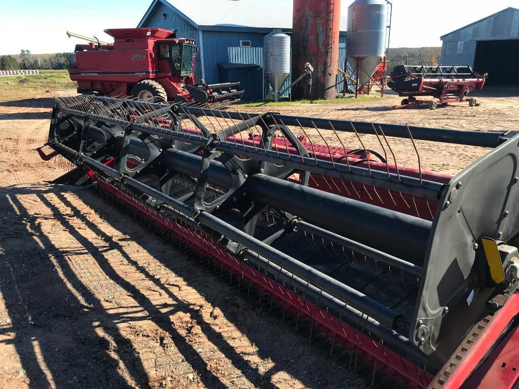 2002 Case IH 1052 21ft rigid draper grain head; hyd fore & aft; s/n CCC0011453.