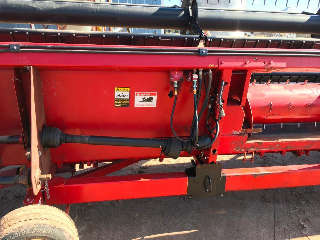 1994 Case IH 1020 20ft flex head; hyd fore & aft; s/n JJC0062173. (Head wagon sells seperately)