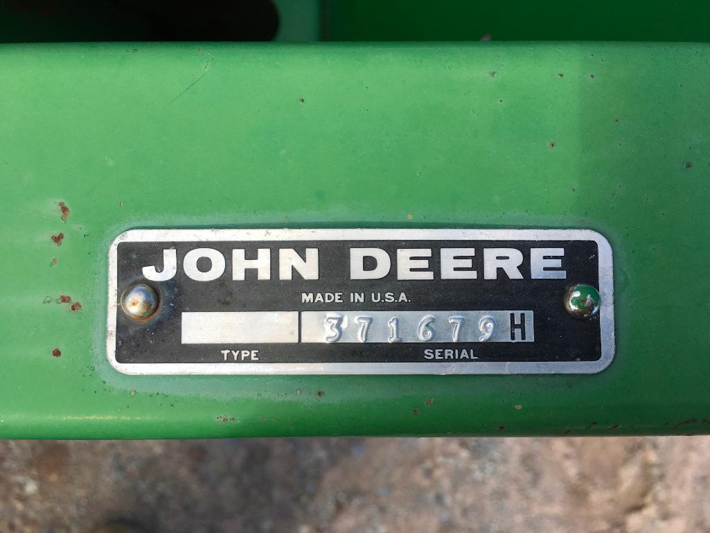 John Deere 14ft offset grain head w/ Sund pickups (Fits John Deere 7721 pull type combine); s/n
