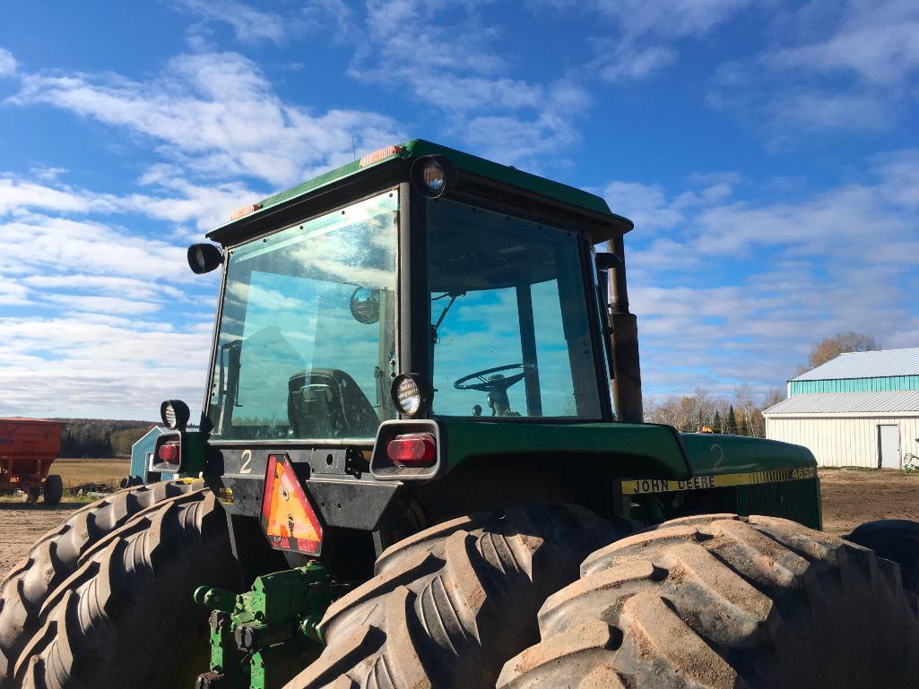 1984 John Deere 4650 tractor; CHA; MFD; powershift trans; 3-hyds; 20.8 x 38 axle duals; 18.4 x 26