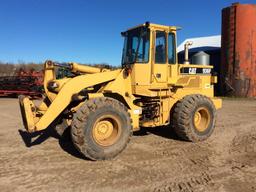 1992 Caterpillar 936F wheel loader; cab w/ heat; 20.5 x 25 tires; quick coupler bucket; 13,401