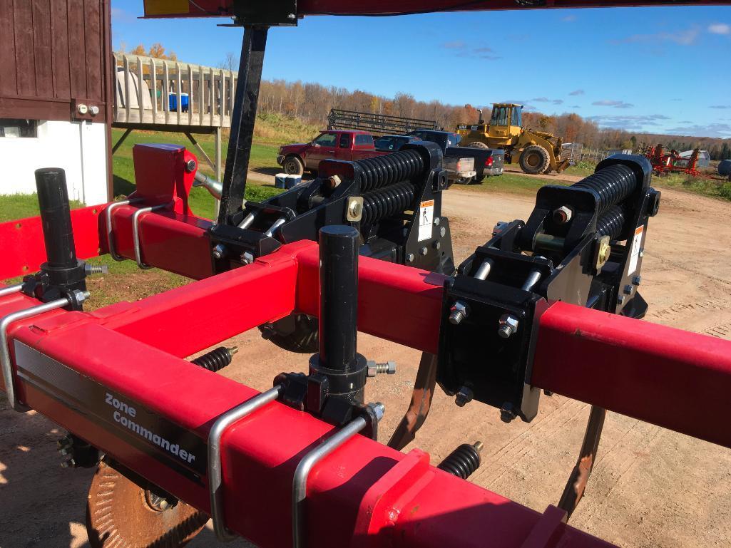 2014 Brillion ZS5302 Zone Commander 5-shank disc ripper; mounted on Elk Creek 3PTC 250 3pt cart;