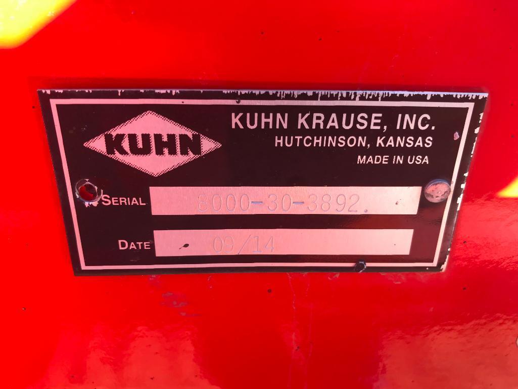 2014 Kuhn Excelerator 8000 vertical till high speed disk; 30ft; hyd cushion hitch; rock flex; Star