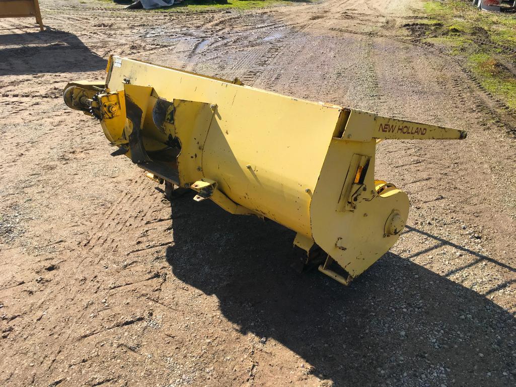 New Holland 770 forage harvester w/ 1-row corn & hay head; s/n 306246.