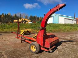 New Holland 770 forage harvester w/ 1-row corn & hay head; s/n 306246.