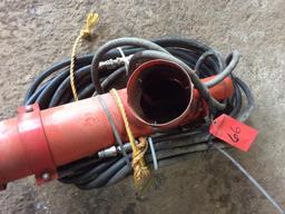 Westfield 6in x 12ft hydraulic drive gravity box brush auger; low use; s/n 1251131W