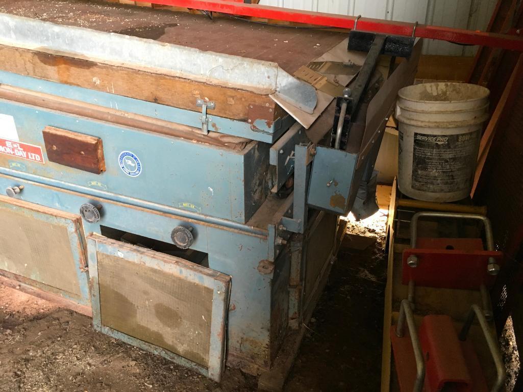 Oliver 180A gravity air grain separating table; s/n 8808.