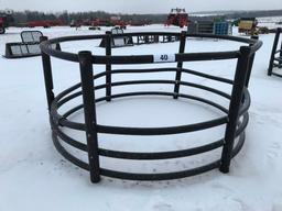 Century plastic round bale feeder.