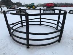 Century plastic round bale feeder.