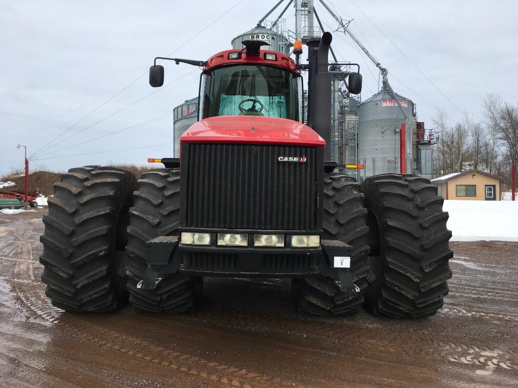 2008 Case IH Steiger 485HD tractor; CHA; 4x4; 800/70R38 axle duals; 16-speed powershift trans;