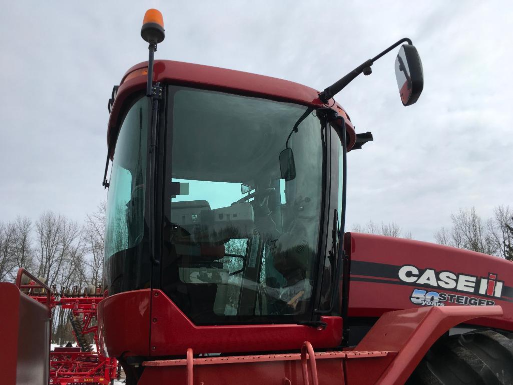 2008 Case IH Steiger 485HD tractor; CHA; 4x4; 800/70R38 axle duals; 16-speed powershift trans;