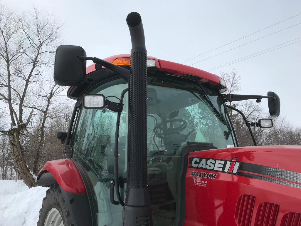 2013 Case IH Maxxum 125 tractor; CHA; MFD; powershift trans; 380/90R46 rear tires; 320/85R34 front