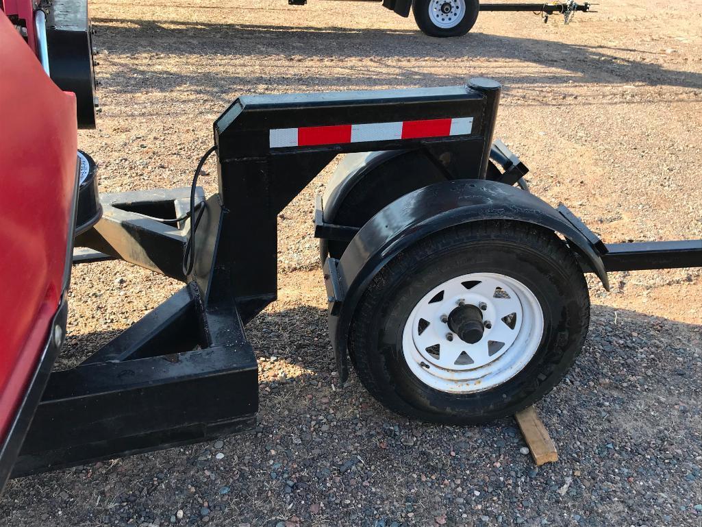 Custom Built 30ft tandem axle head wagon; front dolly wheels; transport lights; 225/75R16 tires.