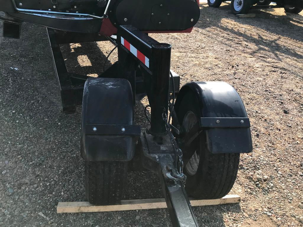 Custom Built 30ft tandem axle head wagon; front dolly wheels; transport lights; 225/75R16 tires.