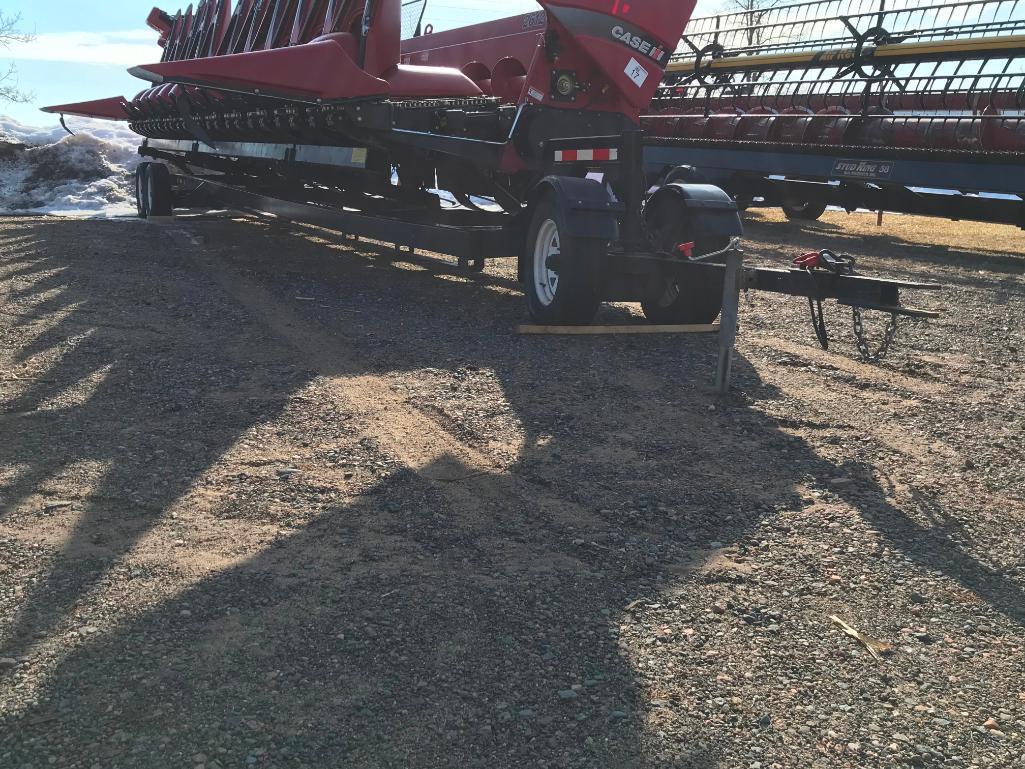 Custom Built 30ft tandem axle head wagon; front dolly wheels; transport lights; 225/75R16 tires.