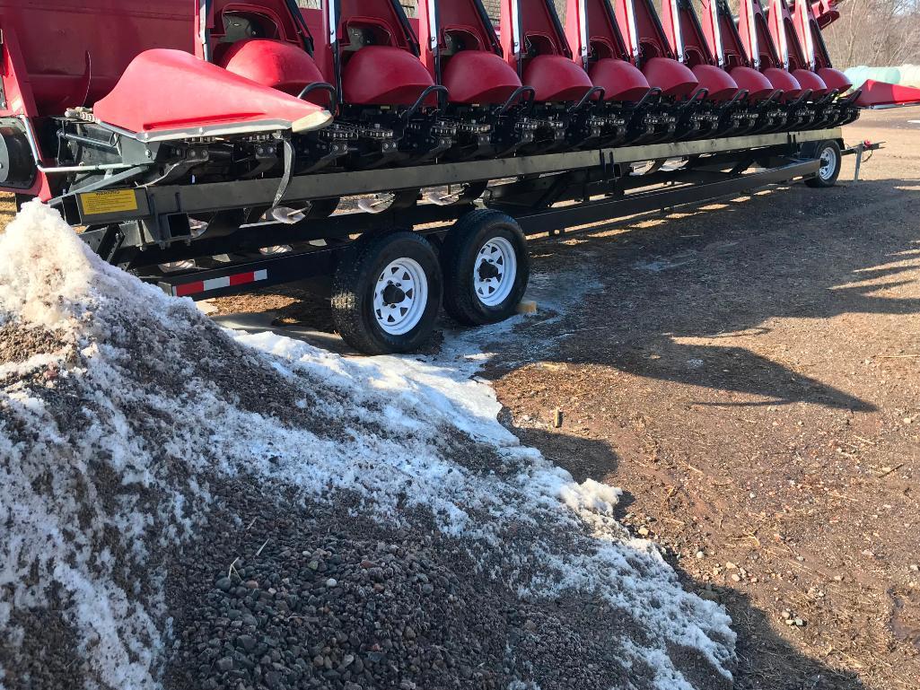 Custom Built 30ft tandem axle head wagon; front dolly wheels; transport lights; 225/75R16 tires.