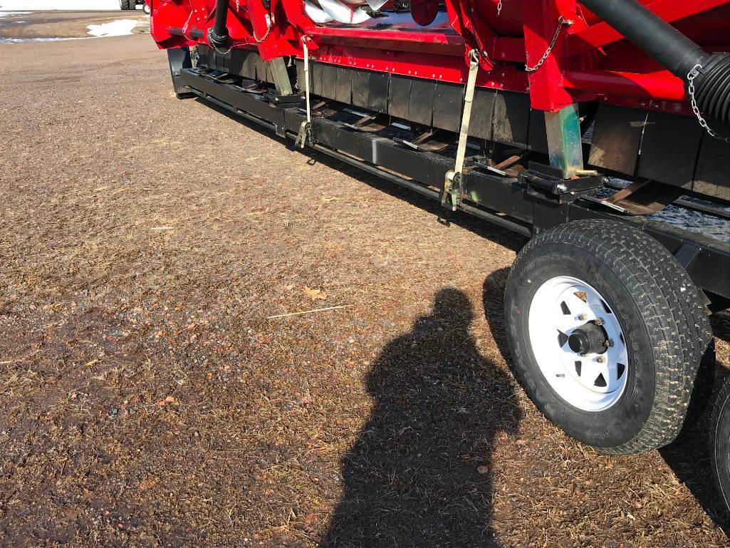 Custom Built 30ft tandem axle head wagon; front dolly wheels; transport lights; 225/75R16 tires.