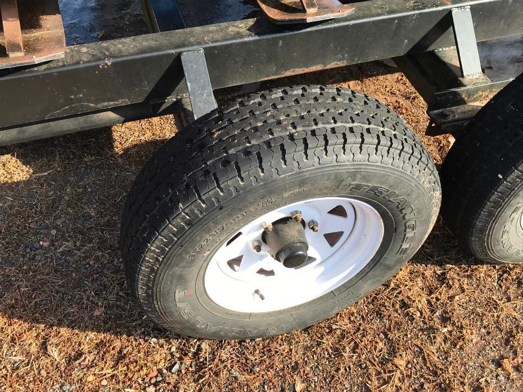 Custom Built 30ft tandem axle head wagon; front dolly wheels; transport lights; 225/75R16 tires.