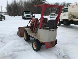 Mobility Dipper 88 wheel loader; OROPS; 4x4; LP gas engine; hydro trans; quick coupler GP bucket;