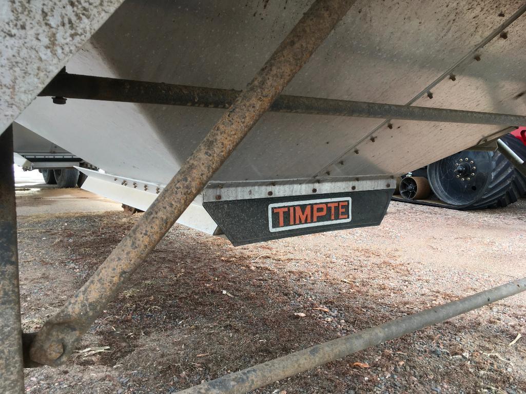 2012 Timpte Super Hopper 42ft grain trailer; air ride suspension; Shur-Lok tarp; 66in sides; 96in