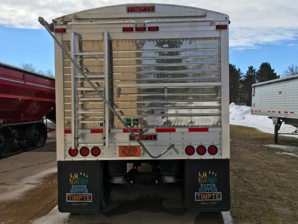 2012 Timpte Super Hopper 42ft grain trailer; air ride suspension; Shur-Lok tarp; 66in sides; 96in