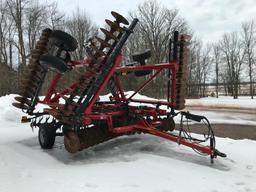 2009 Case IH RMX 370 True Tandem 34ft disk; 9in spacing; tandem wheels; scrapers; s/n Y8S010448.