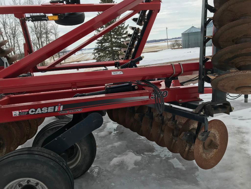 2009 Case IH RMX 370 True Tandem 34ft disk; 9in spacing; tandem wheels; scrapers; s/n Y8S010448.