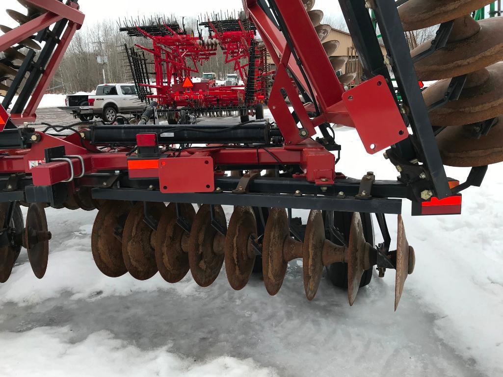 2009 Case IH RMX 370 True Tandem 34ft disk; 9in spacing; tandem wheels; scrapers; s/n Y8S010448.