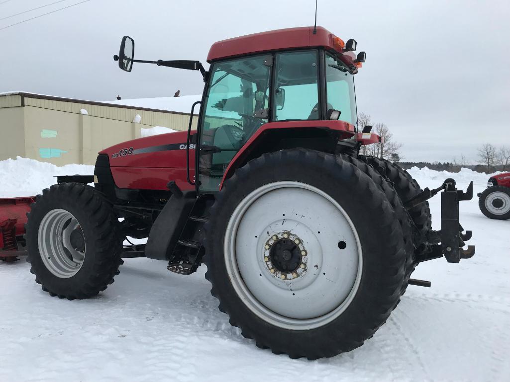 2001 Case IH MX150 tractor; CHA; MFD; 16-speed powershift trans; 14.9 x 46 axle duals; 14.9 x 30