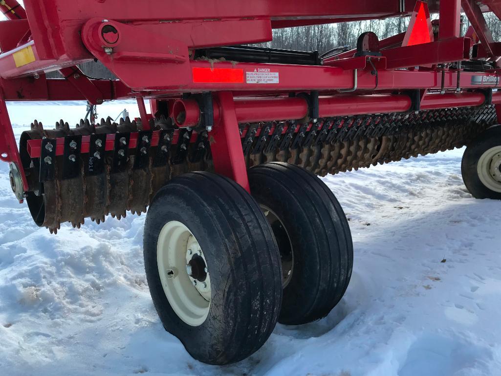 2013 Brillion Landoll XXL184W172 44ft X-Fold roller; solid rolls; scrapers; s/n PXM1301926.