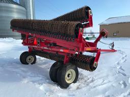 2013 Brillion Landoll XXL184W172 44ft X-Fold roller; solid rolls; scrapers; s/n PXM1301926.